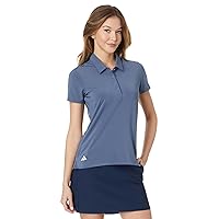 adidas Women's Ultimate365 Solid Short Sleeve Polo Shirt