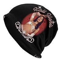 Kali Music Uchis Beanie Cap for Men Women Soft Daily Knit Ribbed Beanie Hat Adult Warm Toboggan Hat for Unisex Black