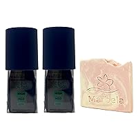Bath & Body Works Navy Wallflowers Scent Control Fragrance Plug 2 Pack With a Himalayan Salts Springs Sample Soap