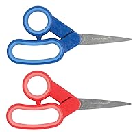 Schoolworks 5 Inch Pointed-tip Kids Scissors, 2 Pack, Color Received May Vary