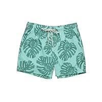 Rsq Tropical Leaf 5'' Swim Shorts