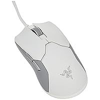 Razer Viper Ultralight Ambidextrous Wired Gaming Mouse: 2nd Generation Optical Mouse Switches 5G Optical Sensor - 71g Lightweight Design - Speedflex Cable - Mercury White