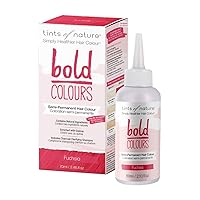 Tints of Nature Bold Colour Fuchsia Semi-Permanent Hair Dye, Ammonia-Free and Damage-Free Colouring, 70ml