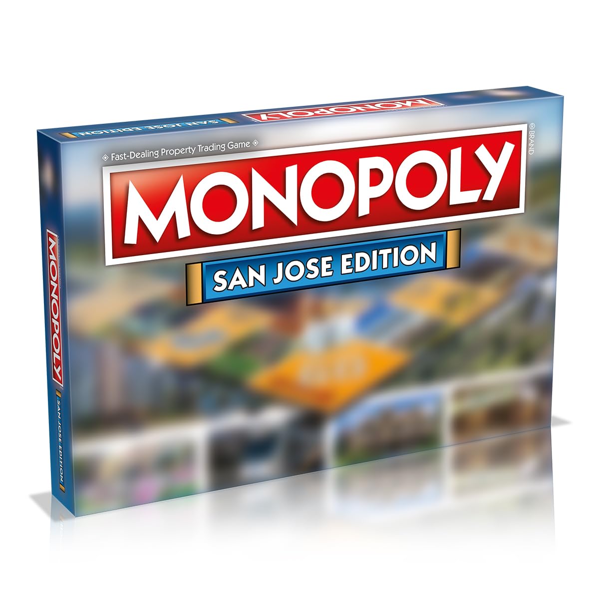San Jose Monopoly Family Board Game, for 2 to 6 Players, Adults and Kids Ages 8 and up, Buy, Sell and Trade Your Way to Success