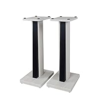 2Pcs Floor Speaker Stands, Surround TV Platform Equipment and Home Theater Stand, for Surround Sound and Book Shelf Speakers Beautiful Scenery