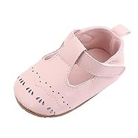 Shoes Baby Solid First Hook Rubber Shoes Girls Walking Sneaker Non-Slip Loop Girl's shoes Girls Heel Boots