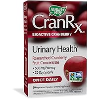 Nature's Way CranRx Bioactive Cranberry Urinary Health* 500mg potency Once Daily 30 VCaps