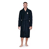 U.S. Polo Assn. Men’s Bathrobe – Plush Fleece Robe with Shawl Collar