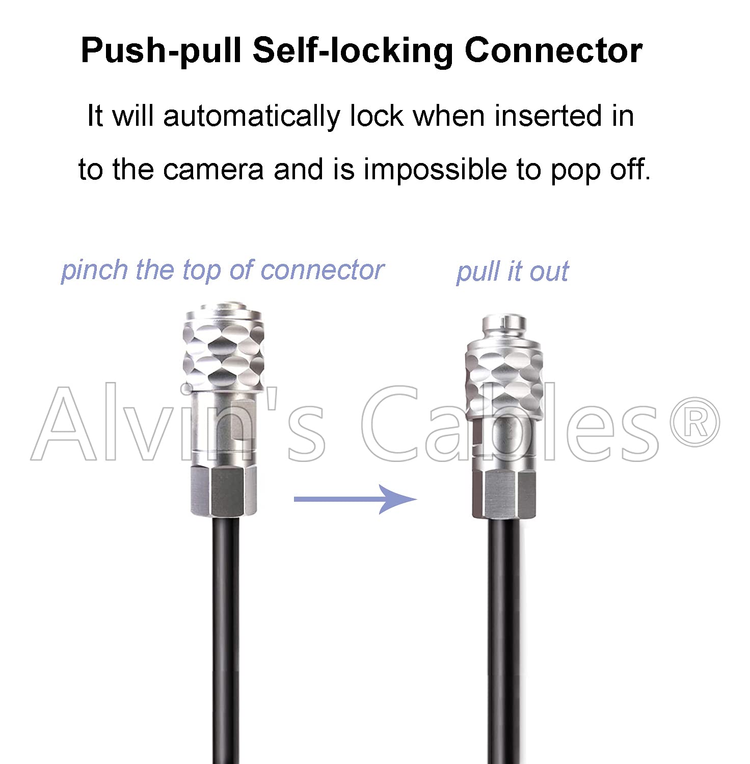 Alvin's Cables BMPCC 4K 6K to D Tap Power Cable for Blackmagic Pocket Cinema Camera 4K| 6K Weipu 2 Pin Female to P Tap Coiled Cable