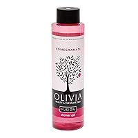 Olive Beauty Products :Refreshing Shower Gel with Organic Olive Fruit & Pomegranate extracts, from Greece, 10.1 oz.