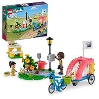 LEGO Friends 41738 Dog Rescue Bike, Toy Blocks, Present, Rescue Animal, Girls, Ages 6 and Up