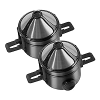 PULABO 1PCS Foldable Coffee Filter Stainless Steel Drip Coffee Tea Holder Easy Clean Reusable Paperless Pour Over Coffee Dripper Convenient