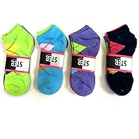 3 Pairs Women's Cotton Ankle Socks Casual Low Cut No Show Fashion Sport US 9-11 Athletic Fun Novelty Colorful Fancy Diamond Designs School Cute Colors Comfortable Performance Running Soft Breathable