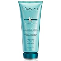 KERASTASE Resistance Ciment Anti-Usure Conditioner | Repairing Anti-Breakage Conditioner | Repairs Damaged Ends | Formulated with Pro-Keratine Complex | For All Hair Types | 6.8 Fl Oz