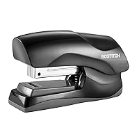 Office Heavy Duty Stapler, 40 Sheet Capacity, No Jam, Half Strip, Fits into the Palm of Your Hand, For Classroom, Office or Desk, Black