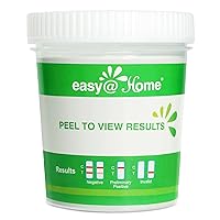Easy@Home Drug Test Cup：Urine Drug Test Kit for Home Use, Test for AMP,BAR,BZO,COC,MDMA,MET,MTD,OPI 2000,OXY,PCP,TCA,THC50, Instant Result Multidrug Testing Kits, ECDOA-7124 10 Pack