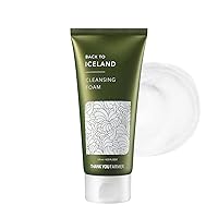 THANKYOU FARMER Back To Iceland Cleansing Foam 4.22 Fl Oz (120ml) - Pore Cleansing, Moisturized-Finish, Mens Face Wash, Face Cleanser, Face Wash For Women, Face Wash For Oily Skin