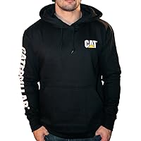 Caterpillar Men's Trademark Banner Hooded Sweatshirt (Regular and Big & Tall Sizes)