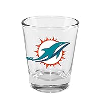 Hunter 1101-10-3932 Shot Glass44; 2 oz. Miami Dolphins