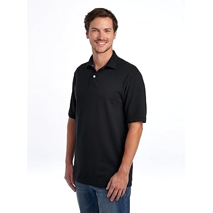Men's Short Sleeve Polo Shirts, SpotShield Stain Resistant, Sizes S-5X (Retired Colors)