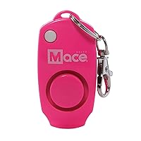 Mace Brand Personal Alarm Keychain – Emits Powerful 130dB Alarm, Includes Self Defense Keychain Clip and Emergency Backup Whistle – Batteries Included, Made in the USA, Choose from Yellow, Blue, Orange, Red, Pink, Black or Green