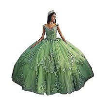 Scoop Neck Illusion Designer Ball Gown Prom Formal Dresses Evening Gowns Keyhole Back Crystal