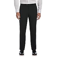 Perry Ellis Portfolio Men's Performance Dress Pant, Modern Fit, Non-Iron, Flat Front Stretch (Waist Size 30 - 42)