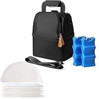 NCVI Breastmilk Cooler Bag and Disposable Nursing Pads