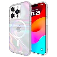 Case-Mate iPhone 15 Pro Case - Soap Bubble [12ft Drop Protection] [Compatible with MagSafe] Magnetic Cover with Iridescent Swirl Effect for iPhone 15 Pro 6.1