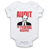 Unisex-Babys' Ron Paul Audit The Fed Baby Grow