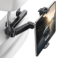 Lamicall Car Headrest Tablet Holder - [ Extension Arm] 2023 Adjustable Tablet Car Mount for Back Seat, Road Trip Essentials for Kids, for 4.7-11