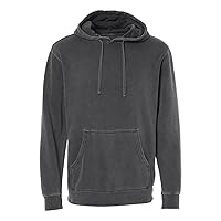 Independent Trading Co Black Pigment Dyed Hoodie BlackS