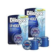Blistex Lip Medex, Relieves Sore Lips & Restores Moisture Balance, Lip Balm, Lip Protectant, Size .38z (Pack of 2)