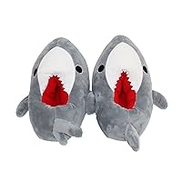 Cute Shark Plush Slippers,Warm Shoes Indoor Home Bedroom Halloween Costume