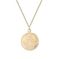 The Jewellery Stockroom 9ct gold St Christopher pendant