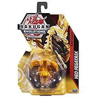 Bakugan Evolutions 2022 Aurelus Neo Pegatrix 2-inch Core Collectible Figure and Trading Cards