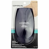 CoverGirl Aquasmooth SPF 20 Compact Foundation, 710 Classic Ivory, 0.4 Ounce