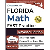 Florida Assessment of Student Thinking (FAST) Test Prep: 4th Grade Math Practice Workbook and Full-length Online Assessments: FAST Study Guide Florida Assessment of Student Thinking (FAST) Test Prep: 4th Grade Math Practice Workbook and Full-length Online Assessments: FAST Study Guide Paperback