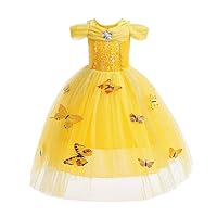 Dressy Daisy Baby Girls' Princess Fancy Dress Up Costume Christmas Halloween Outfit Butterfly Size 24 Months Yellow