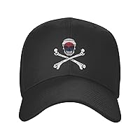 Skull Skeleton Bone South Korea Flag Classic Hat Fashion Casquette Golf Dad Hats Adjustable Baseball Cap Men Women Black