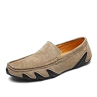 Mens Casual Shoes Slip On Loafers Comfortable Non Slip Suede Driving Walking Shoes for Men Loafers for Men