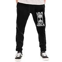 Unus Annus Long Pants Boys Casual Workout Sweatpants Drawstring Waist Jogger Sweatpant