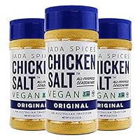 JADA Spices Chicken Salt Spice and Seasoning - Original Flavors 3 PACK - Vegan, Keto & Paleo Friendly - Perfect for Cooking, BBQ, Grilling, Rubs, Popcorn and more - Preservative & Additive Free