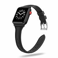 PU Leather Strap in Black for iWatch