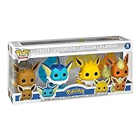 Funko Pop! Pokemon - Ultimate 4-Pack Eevee, Vaporeon, Jolteon, Flareon