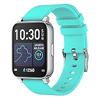 ALLCALL P36 Smart Watch GPS Men's Women's 1.69 Inch Full Touch Fitness Tracker IP67 Waterproof Smart Watch (blue)