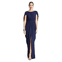 HALSTON Women's Starla Gown in Fluid Crepe