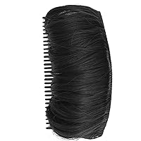 Volume Up Hair Base, Invisible Fluffy Hair Pad for Short Long Hair Natural Hair Bump Clip for Volume DIY Heighten Hair Bump Breathable Hair Puff for Women Girls Black