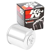 K&N Motorcycle Oil Filter: High Performance, Premium, Designed to be used with Synthetic or Conventional Oils: Fits Select Suzuki Vehicles, KN-138C