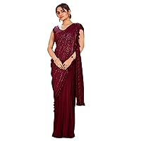 WOMEN READY TO WEAR ONE MINUTE SAREE PARTY FESTIVE 8208